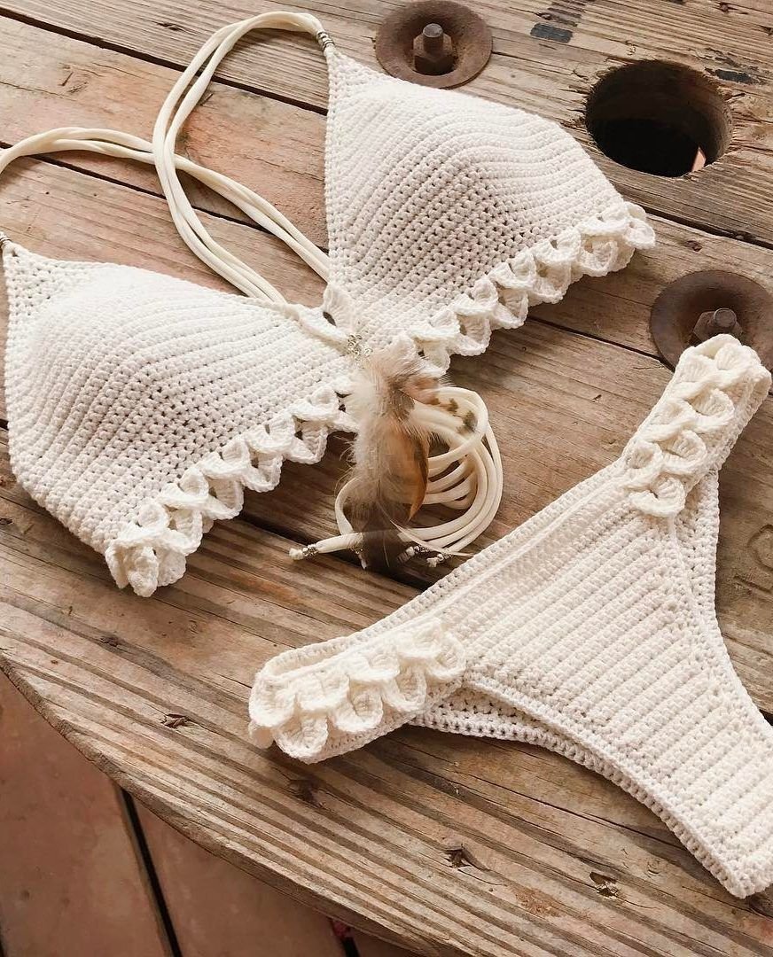 Le bikini en maille crochet - We Are Stylish