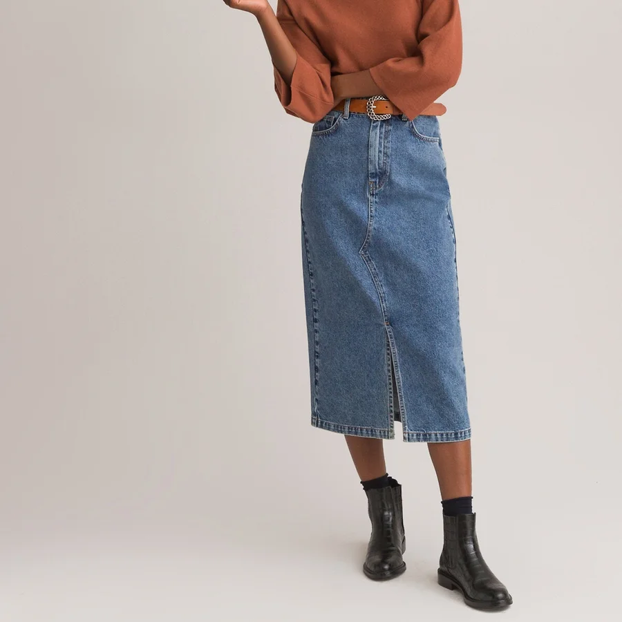 Comment porter la jupe longue en jean | We Are Stylish